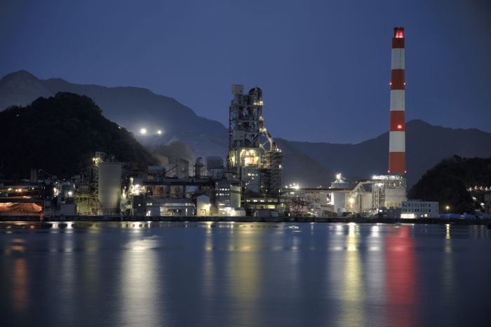 津久見市工場夜景